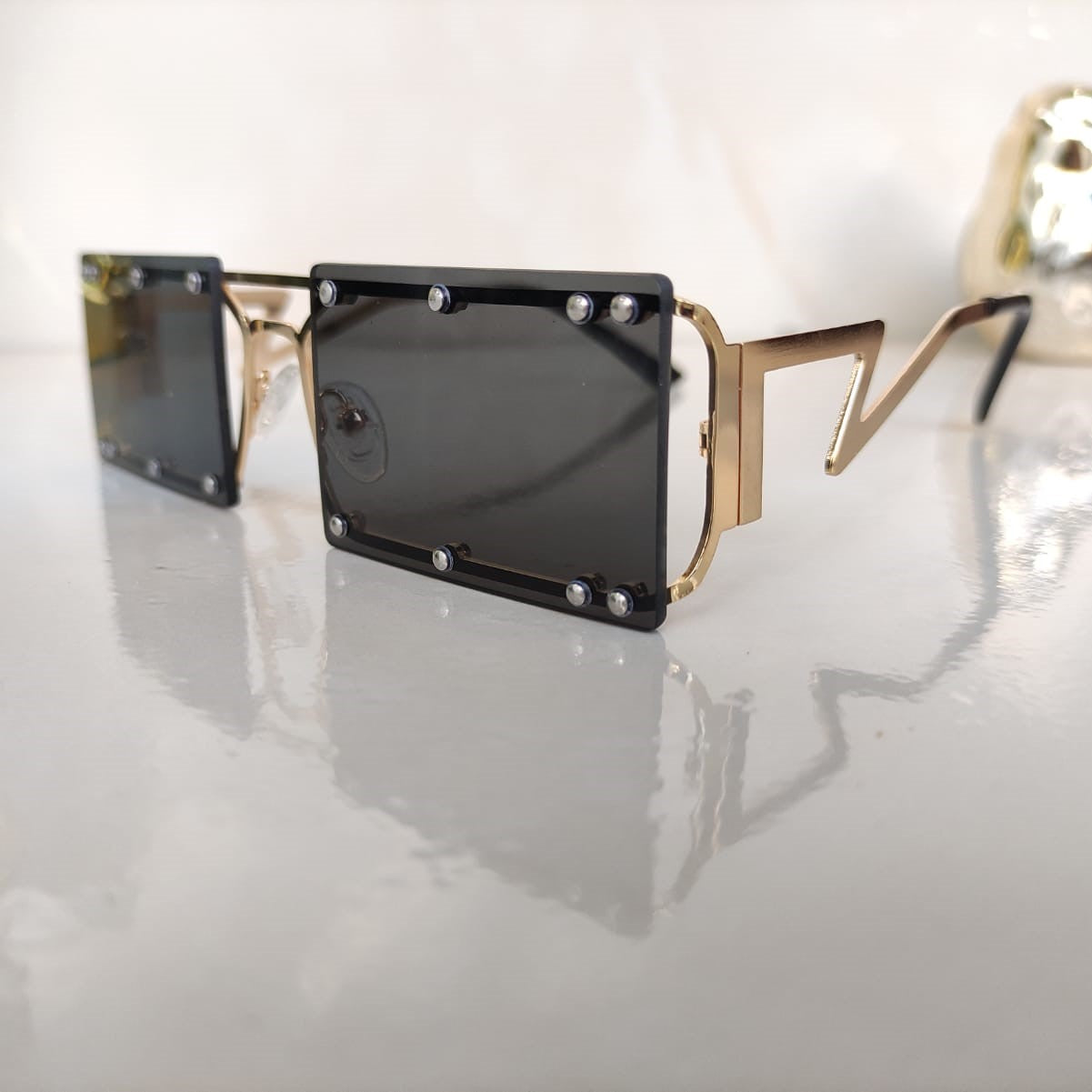 GAFAS DE LUJO RETRO NEGRAS