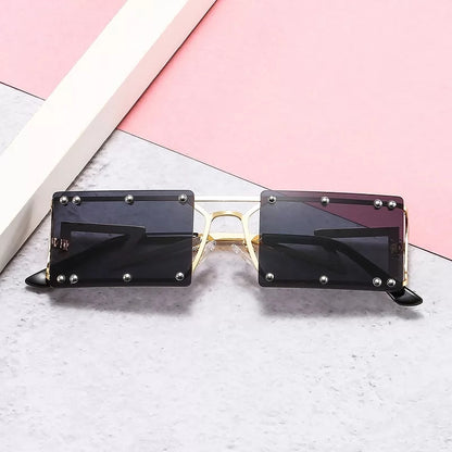GAFAS DE LUJO RETRO NEGRAS