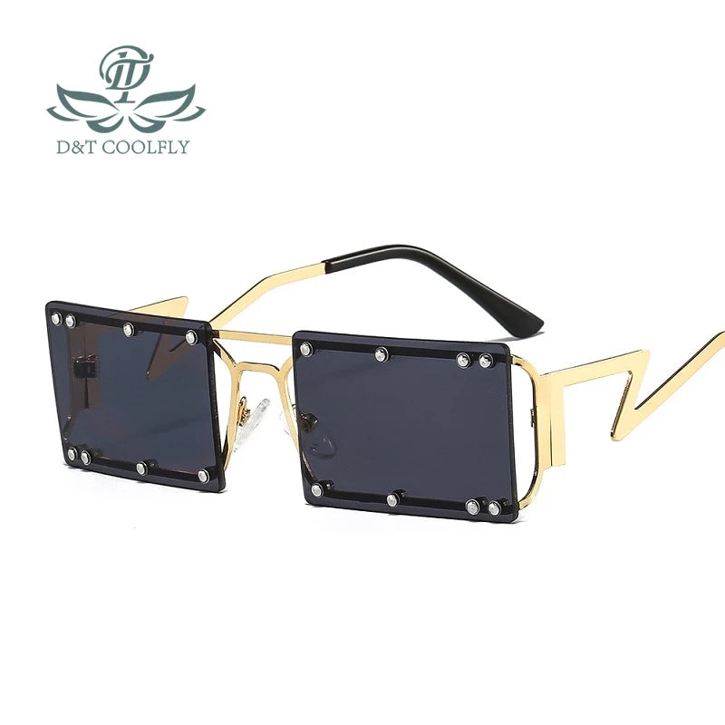 GAFAS DE LUJO RETRO NEGRAS