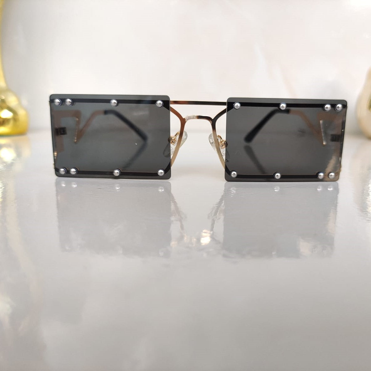 GAFAS DE LUJO RETRO NEGRAS